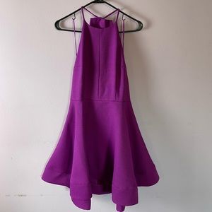 Luxxel Purple Dress. Worn once. Zipper closure